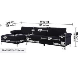 Sofa L Shaped Section 