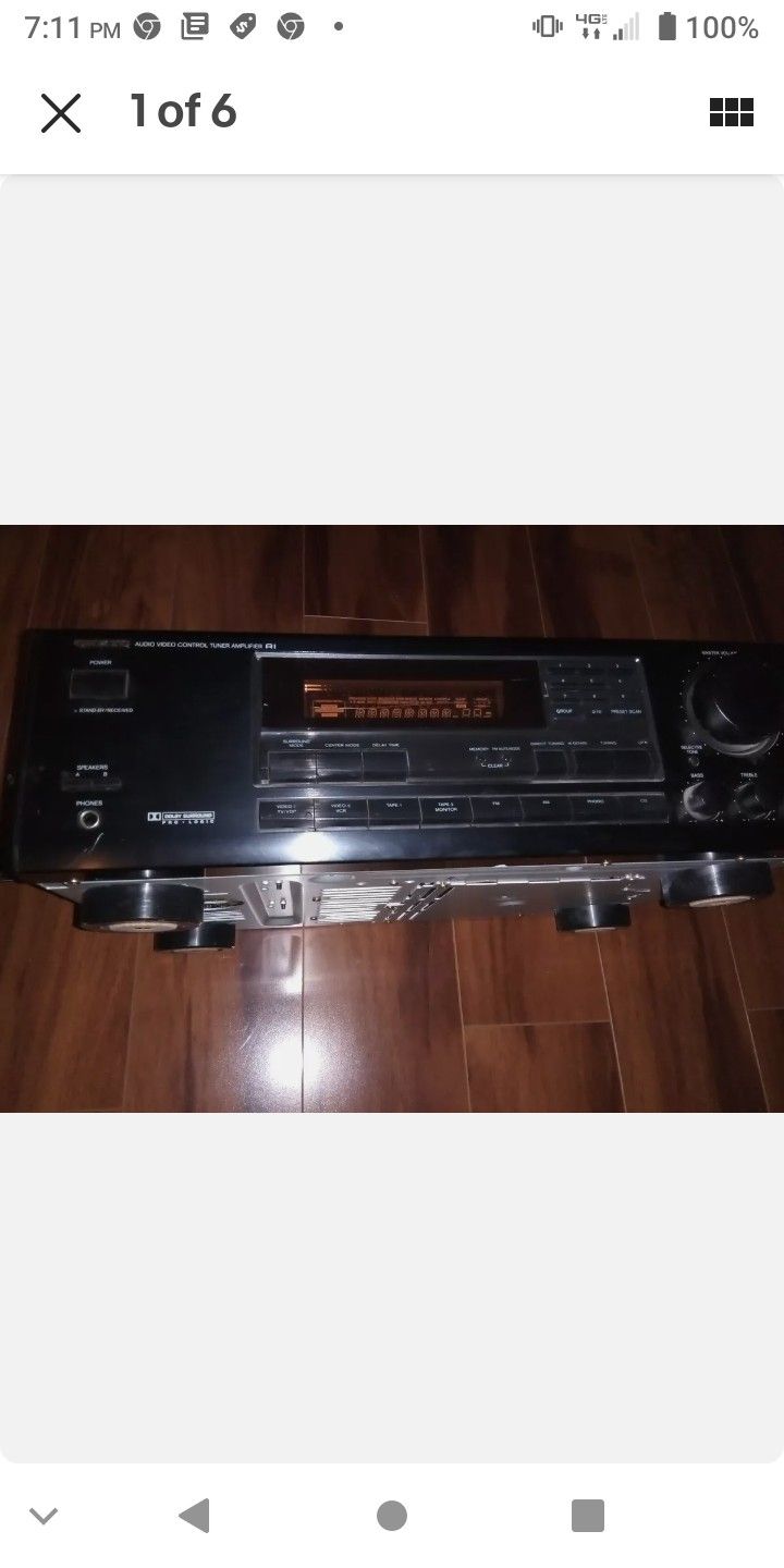 ONKYO TX-SV434 5.1 Channel RECEIVER Tuner Amplifier Audio Video Black