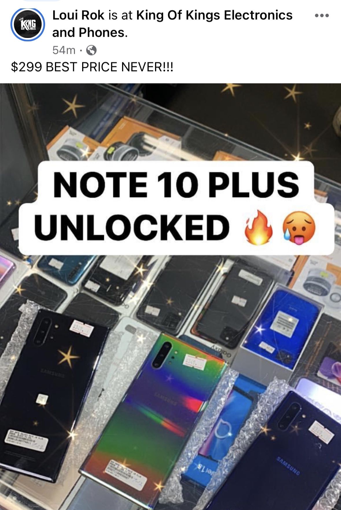 FACTORY UNLOCKED NOTE 10 PLUS. 128 GB