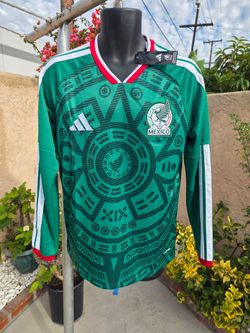 Mexico home long sleeve soccer jersey 2026