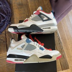 Nike Air Jordan 4 What The Size 10.5 Good Condition 