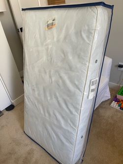 Pottery Barn Kids Lullaby Crib & Toddler 2-Stage Mattress