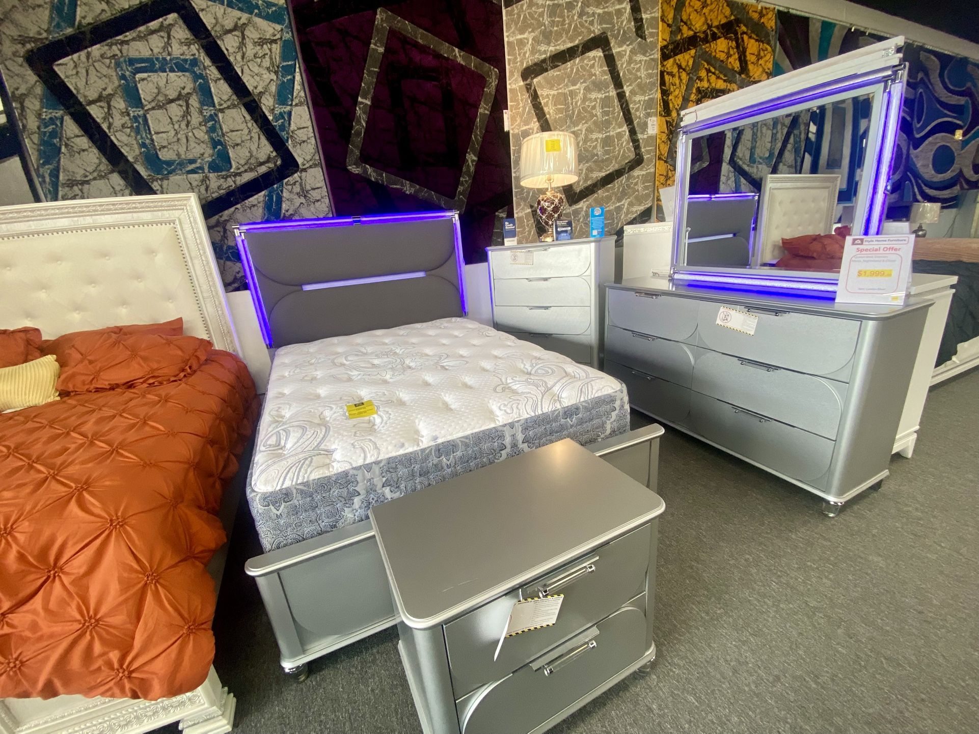 Queen Size Bedframe Set $1,999