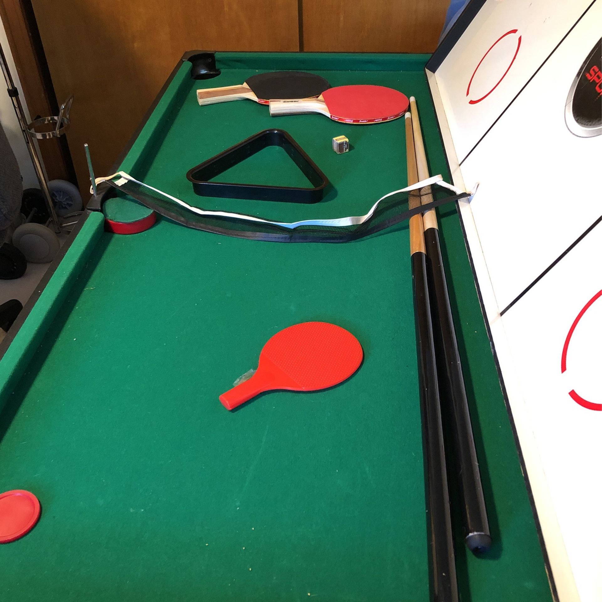 Ping Pong/ice Hockey / Badminton/pool Table 