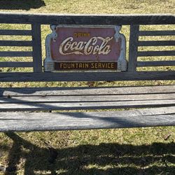 Bench Coca Cola Antique