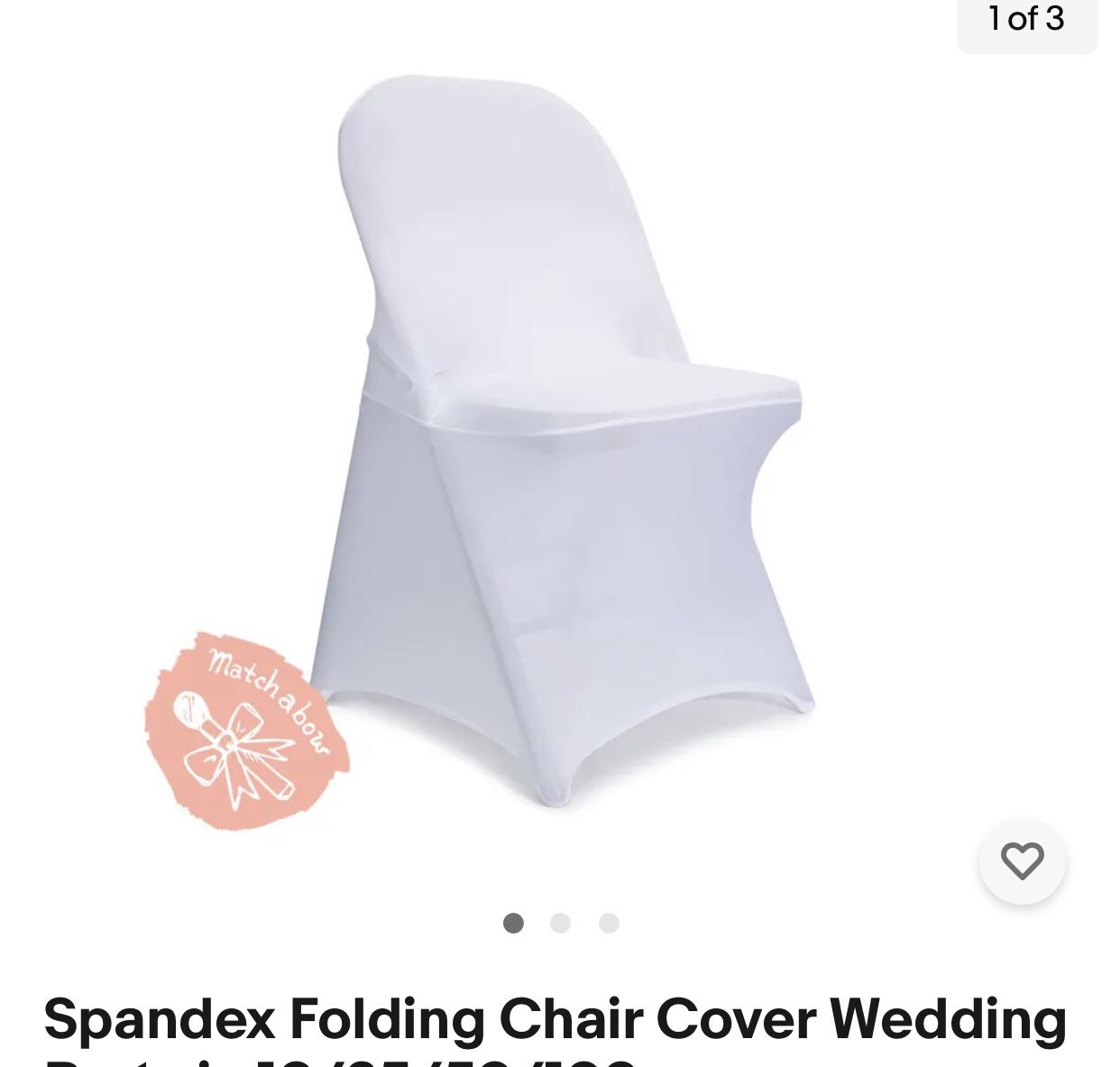 Spandex Folding Chair Cover