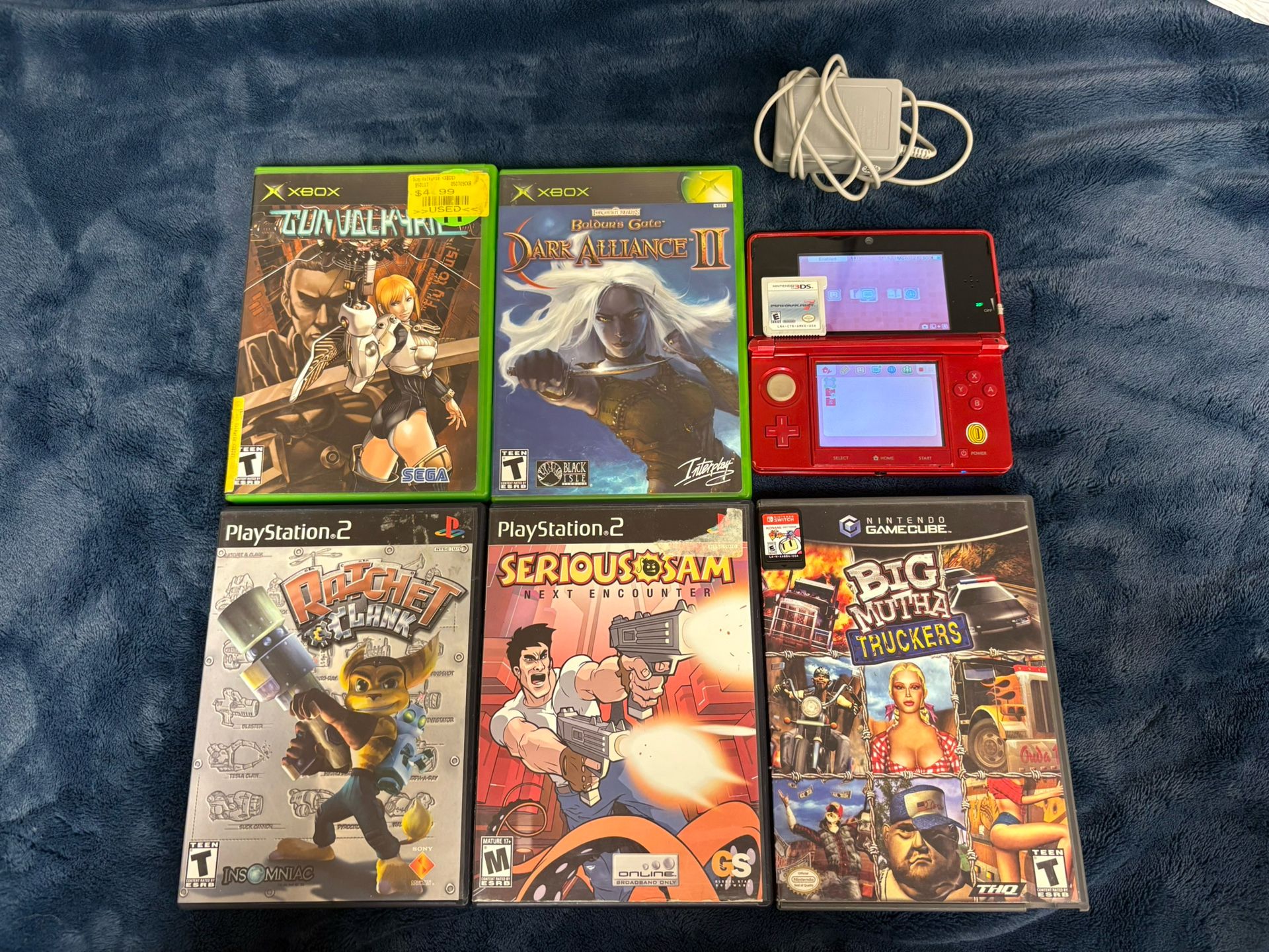 PLAY STATION XBOX GAME LOT(3ds Is Sold)