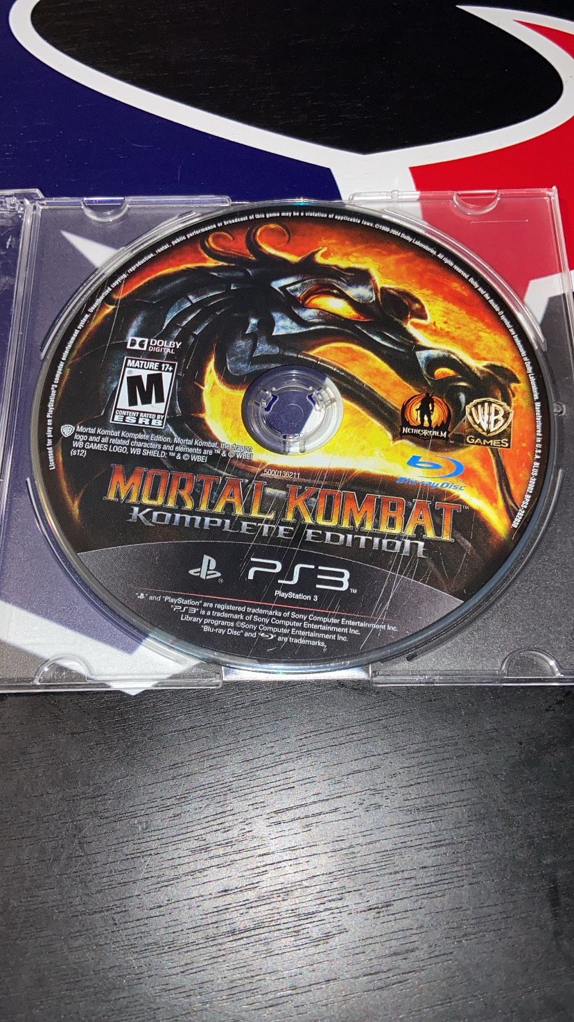 Mortal Kombat Komplete Edition (PS3) Loose