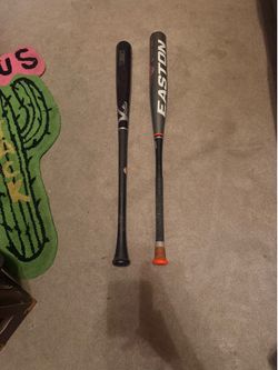 Easton 34’ and Victus Wood bat 33’