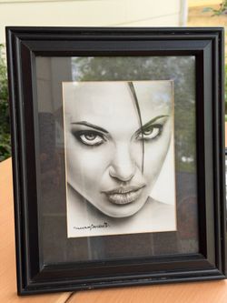 Framed Celebrity Pencil Sketches