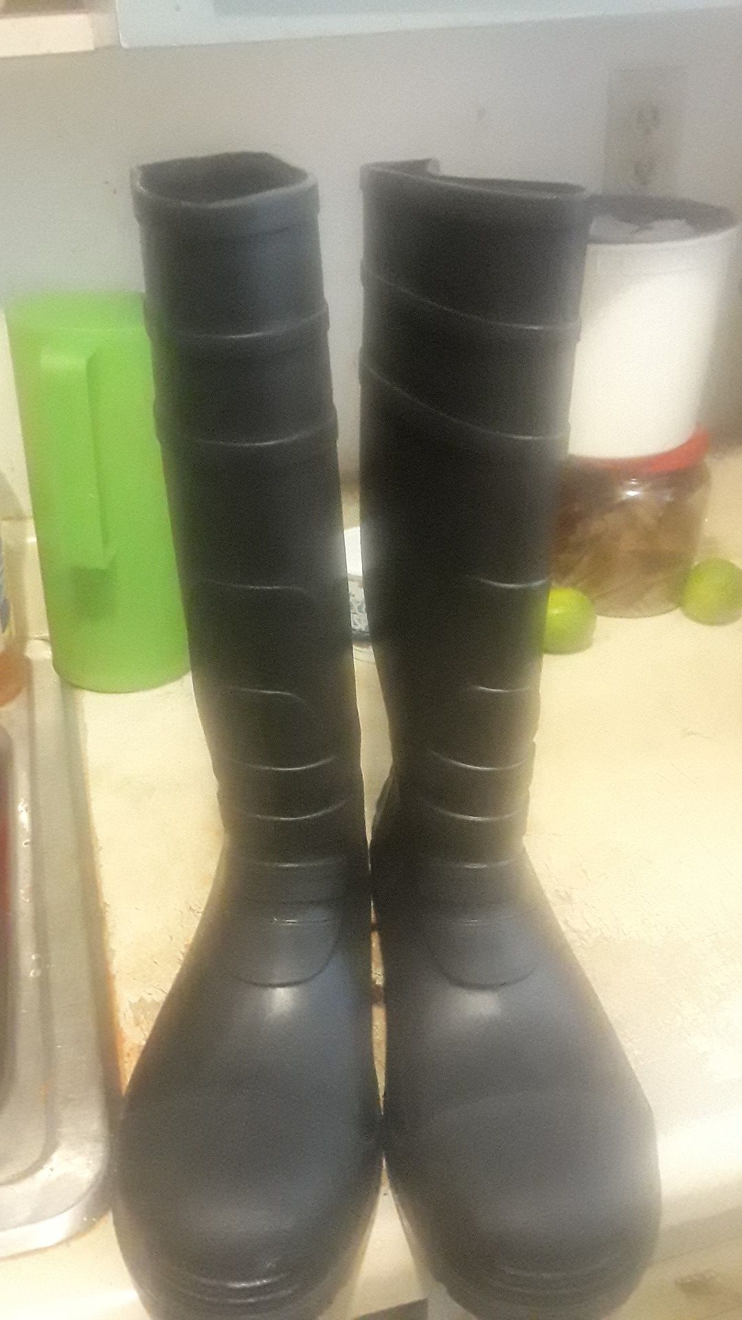 Plastic boots size 11