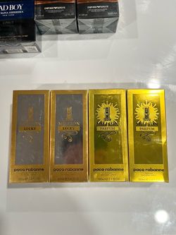 Paco Rabanne 1 Million Fragrance Bundle x4