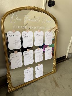 Vintage Gold Mirror