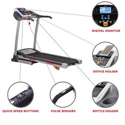 Folding treadmill