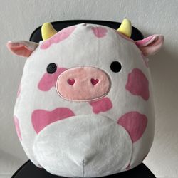 Squishmallow Evangelica the Cow 11” Valentines