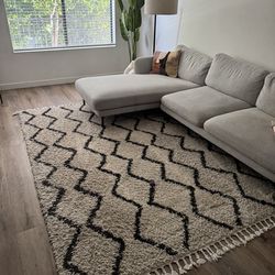 Boho rug, 7 x 9 feet long