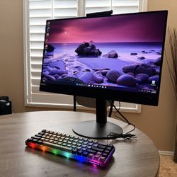 23” SUPER FAST LENOVO ALL IN ONE Desktop PC NEW GAMING KEYBOARD AND NEW WIRELESS MOUSE INCLUDED 