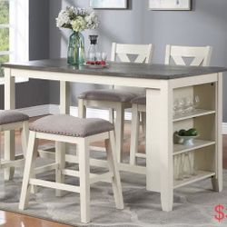 Counter Height Dining Table Set 