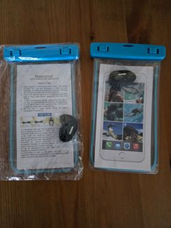 Waterproof pouches for cell phones