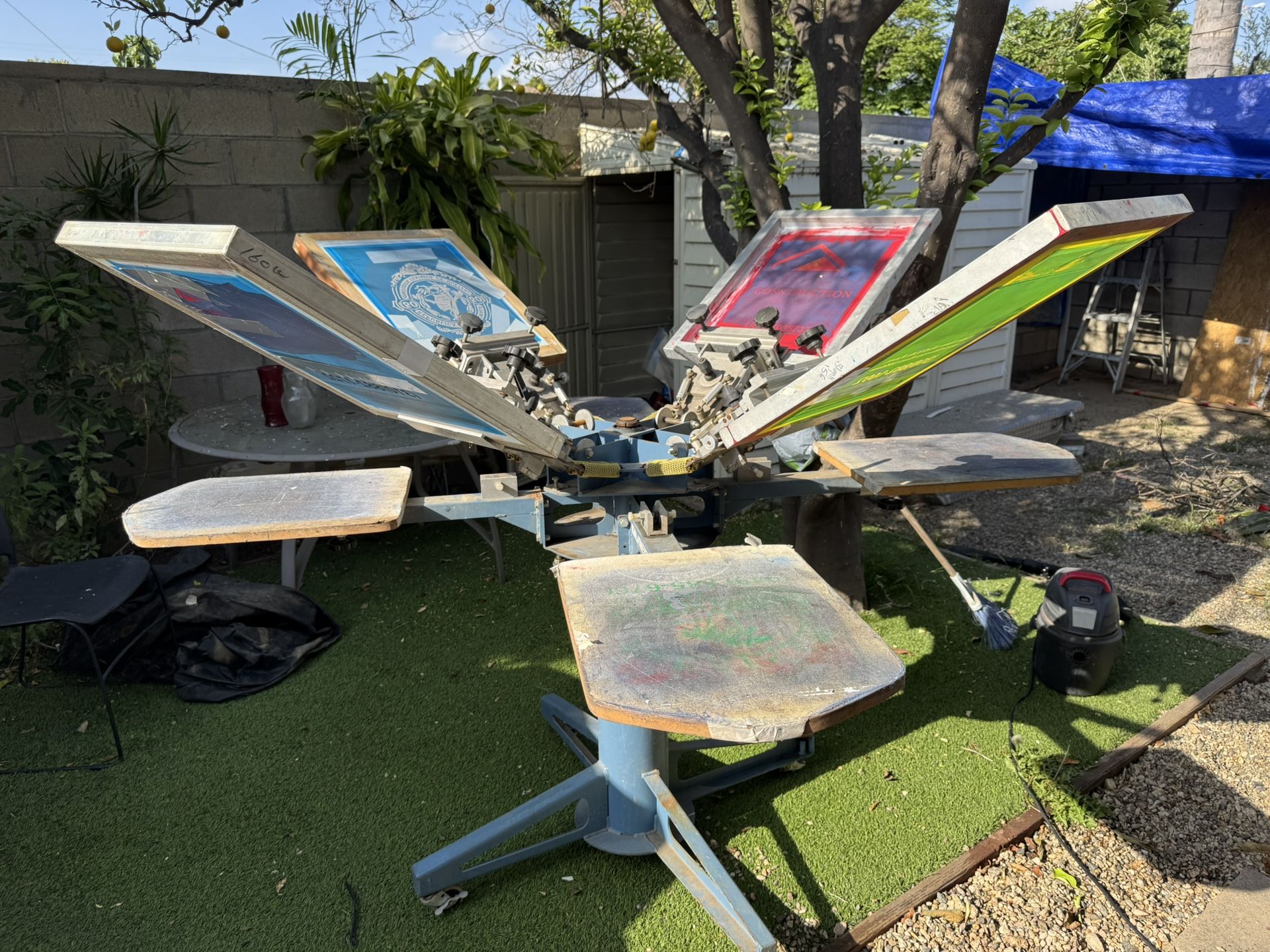 Used - Manual Screen-Printing Press - For Sale - $1,800/OBO