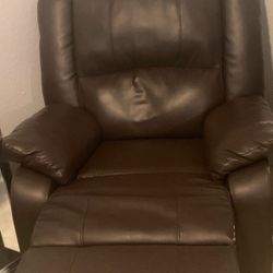 Recliner 100% Leather 