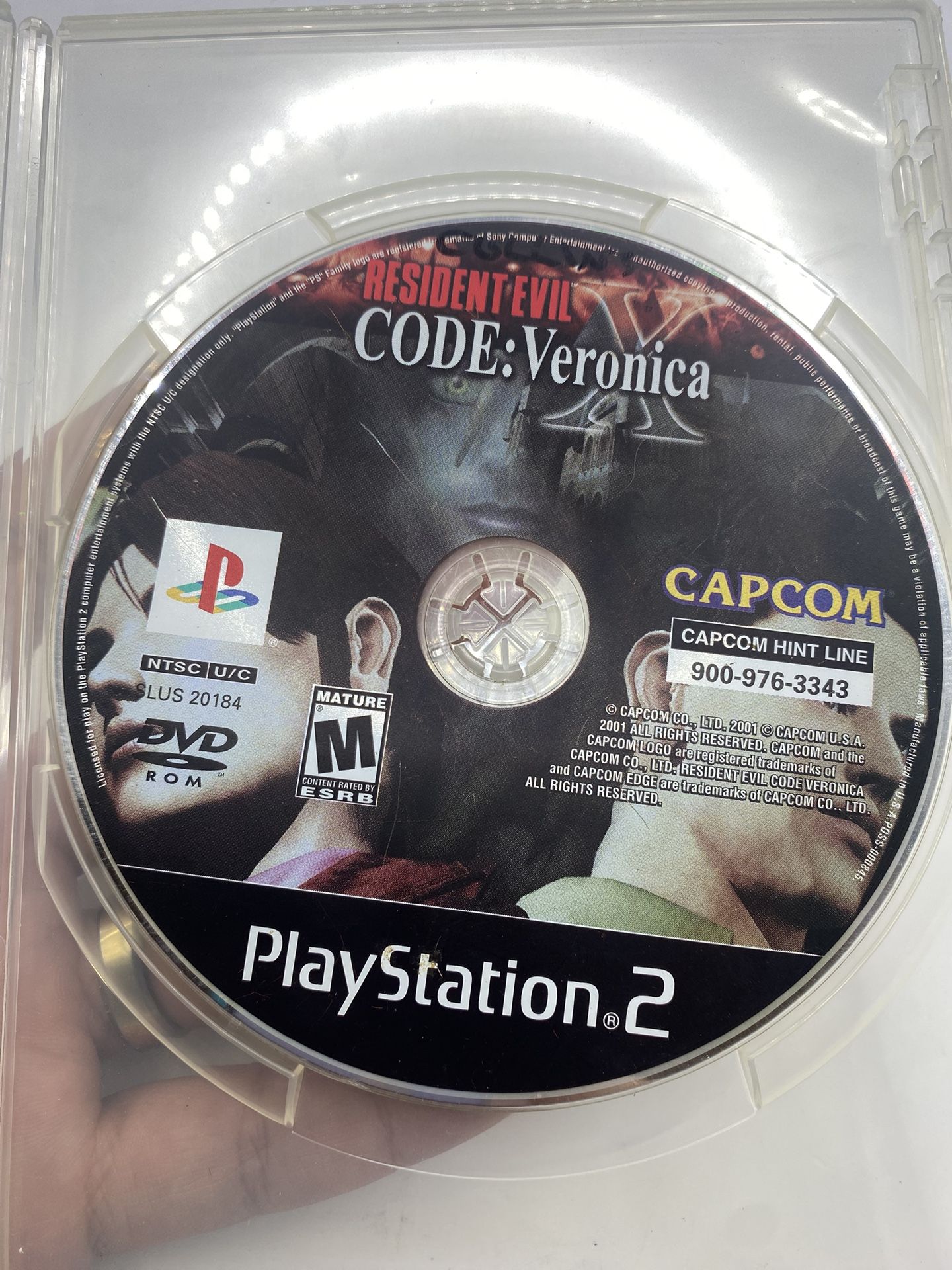 Resident Evil Code Veronica X PS2 Sony PlayStation 2 Disc Only Tested Authentic