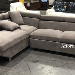 Brown Sofa Bed Sectional Brand New In Box