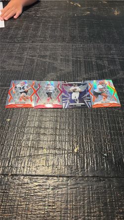 NFL Trading Cards Lot of 4 Holo