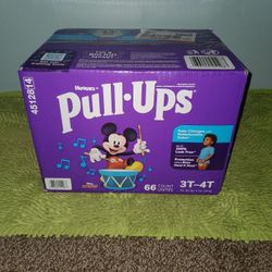 Huggies Pullups 66 Training Pants 3T4T 