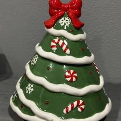 Christmas Tree Cookie Jar
