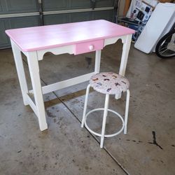 Desk...Stool...Great Cond....