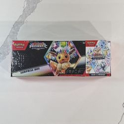 Prismatic Evolution Surprise Box + Booster Bundle 