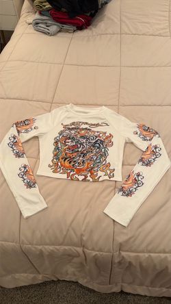 Ed Hardy Cropped Long Sleeve