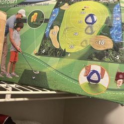 Golf Game Golf Chipping Game: Double Sided Golf Games for Kids Adults, Indoor/Ou