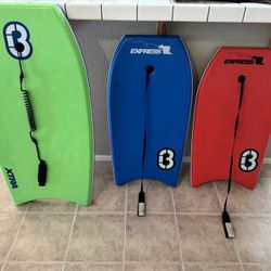 (3) Express Bodyboards (45/39/36 Inch)