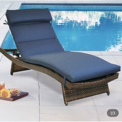 Peak Season Outdoor Chaise Cushion,