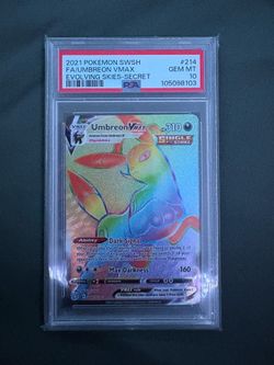 Umbreon VMAX Evolving Skies PSA10