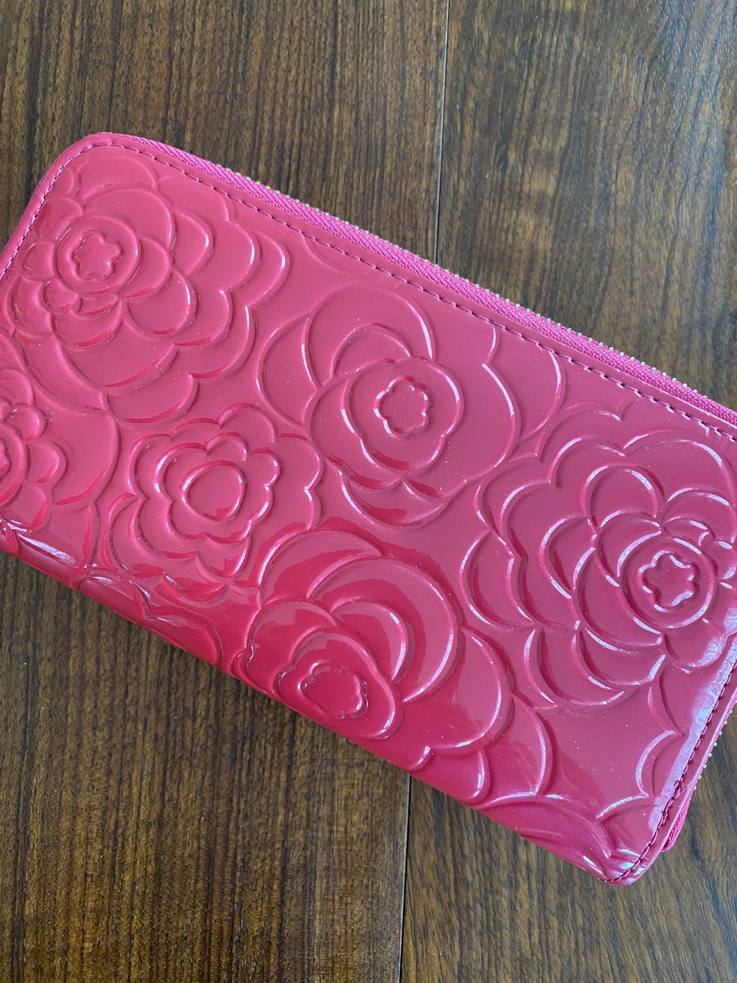 Pink Zippered Wallet