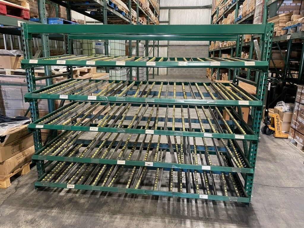 2 Heavy Duty Steel Flow Racks