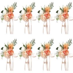 Wedding aisle Chair decorations set of 16