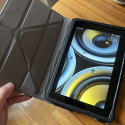 Like New! Kindle Fire 7 Tablet + Case And Charger 