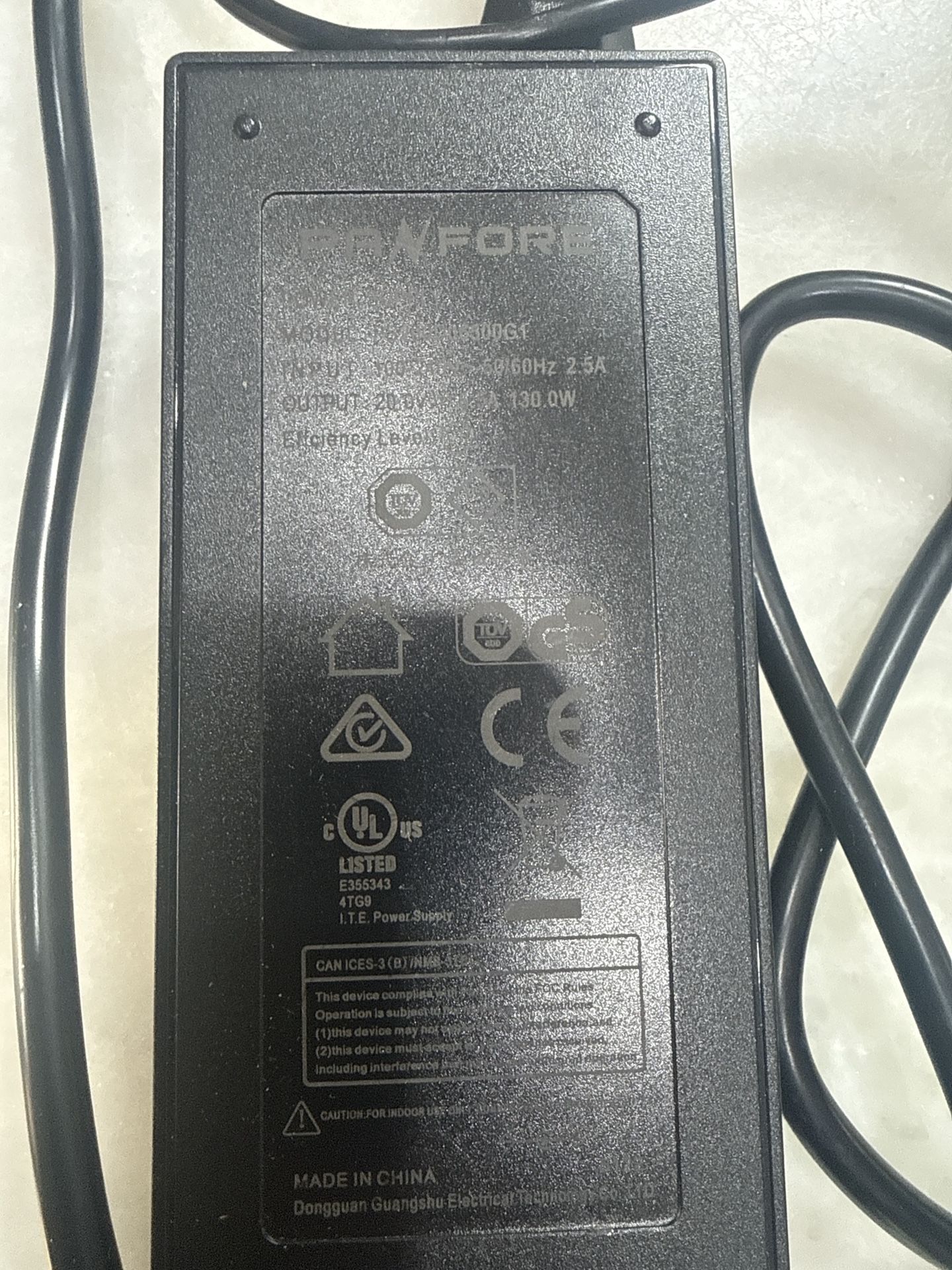 FSP 130W AC Power Adapter (20V 6.5A) – Universal OEM Laptop/Monitor Supply