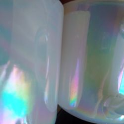 4 Depression Opalescent Vintage Coffee Cups