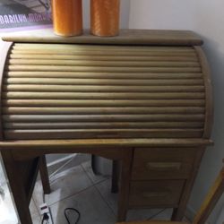 Antique Roll Up Desk