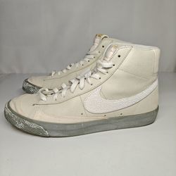 Size 10.5 US Nike Blazer Mid '77 EMB in the Summit White Phantom