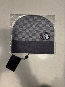 Grey Graffiti Beanie