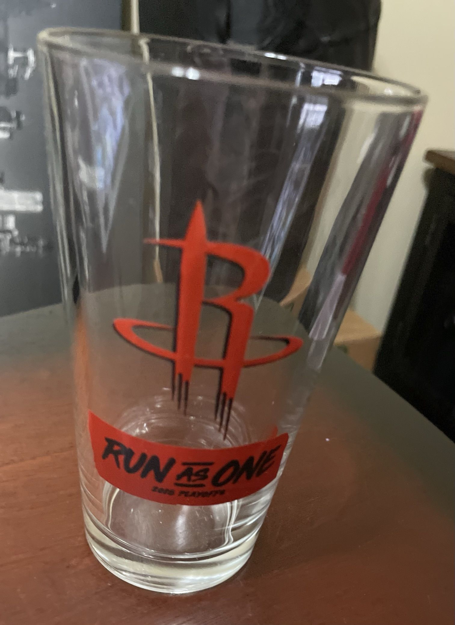 Houston rockets glass cup