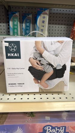Baby Hip Seat Carrier 5-in-1 for Newborns & Toddlers (7–44 lbs) $25