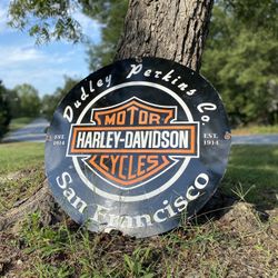 30inch Harley Davidson porcelain signs  Driveway pick up in Kernersville off of union cross road near Glenn highschool 