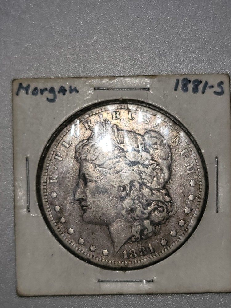 1881 (S) MORGAN SILVER DOLLAR COIN